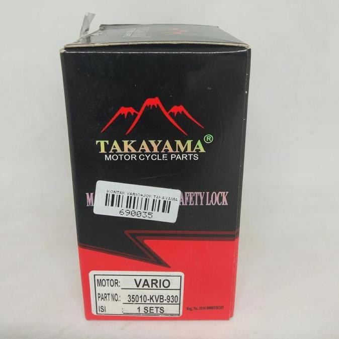 Kunci Kontak + Kunci jok + Pengaman Vario Takayama READY