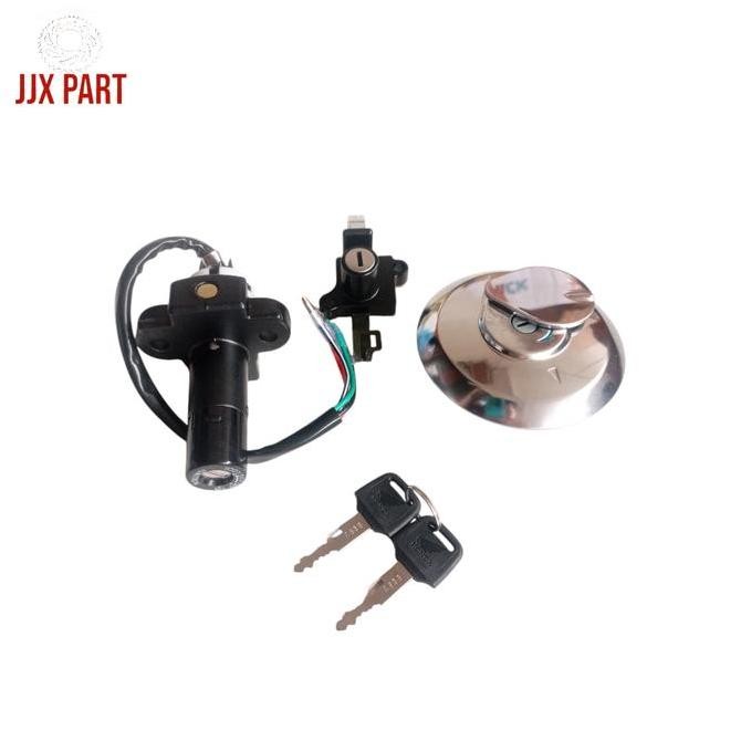 KUNCI KONTAK SET PLUS KUNCI JOK DAN TUTUP TANGKI TIGER LAMA TIGER 2000 ASLI