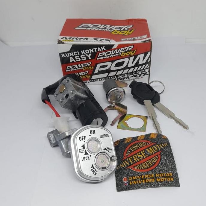 KUNCI KONTAK BEAT SET KONTAK ASSY BEAT KARBU KVY ASLI