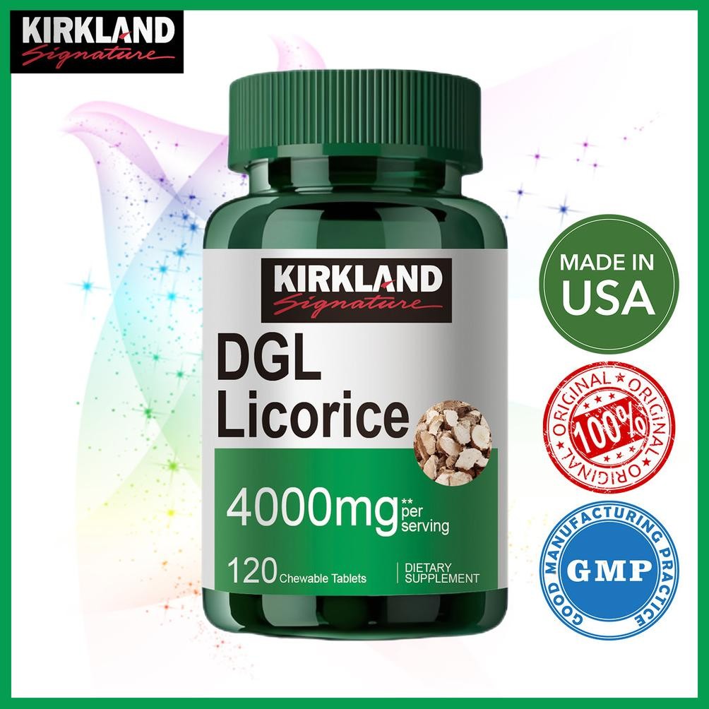 DGL Licorice Chewable Tablets Deglycyrrhizinated Licorice Root Extract Immunomodulation