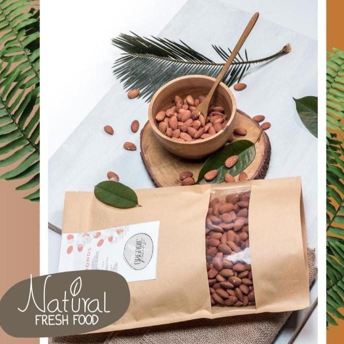 

Roasted Almond 500 Gram / Kacang Almond Panggang 500 Gram Import Usa Organic Paradise Kualitas Terbaik Harga Termurah