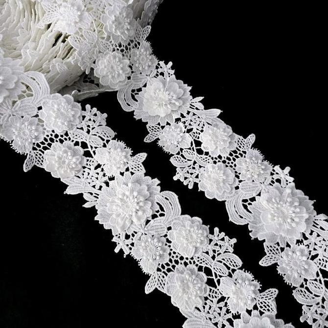 

Buruan beli] renda bordir per-meter (100cm) 3d design