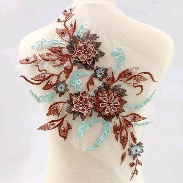 

:>:>:>:>] lace bordir bunga cofee import