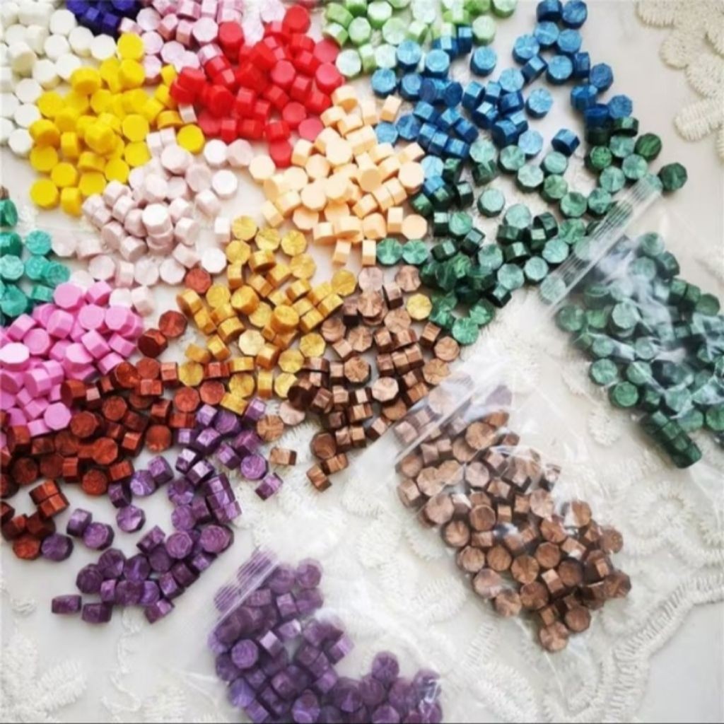 

AYURI - 100pcs/pack SEAL WAX BEADS / lilin segel stempel wax stamp