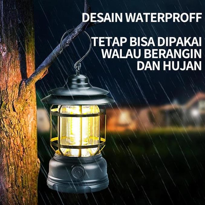 Lentera Gantung Retro Led 5700 / Lampu Lentera Led Camping Tent