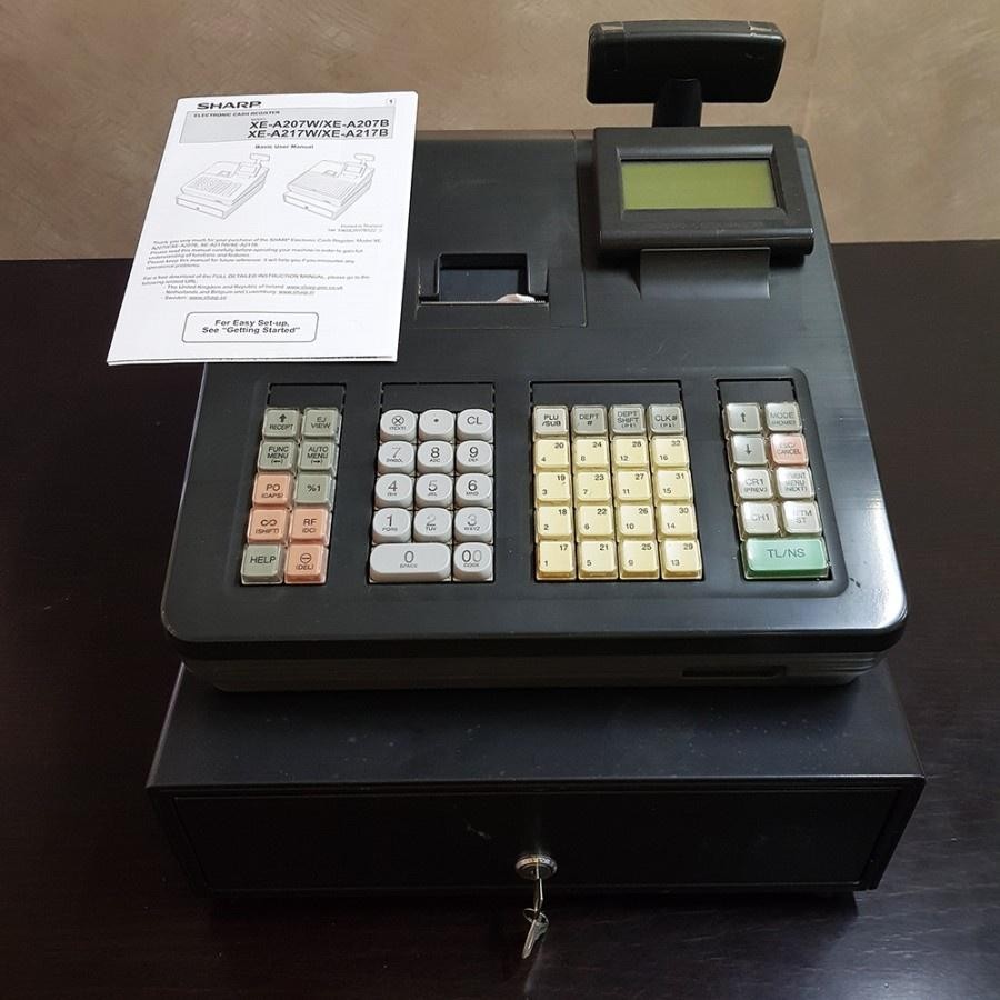Mesin Kasir Cash Register Sharp Xe-A207B Second(Bekas) Terlaris Best Quality 100% Original