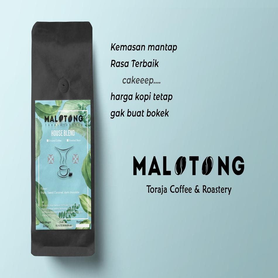 

Malotong Kopi House Blend Espresso 1 Kg Biji Kopi / Bubuk Kopi Terbaru Best Quality 100% Original