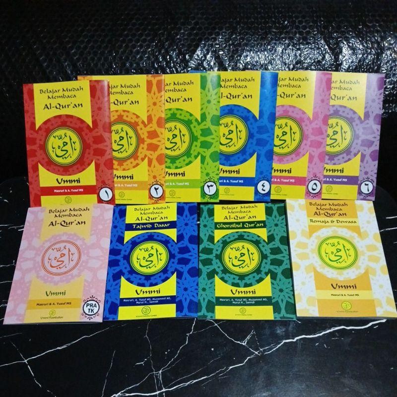 Buku Buku Metode Ummi Jilid 1 Sampai 6 + Pra Tk + Dewasa + Tajwid Dasar + Ghoroibul Gratis Tuding Ng