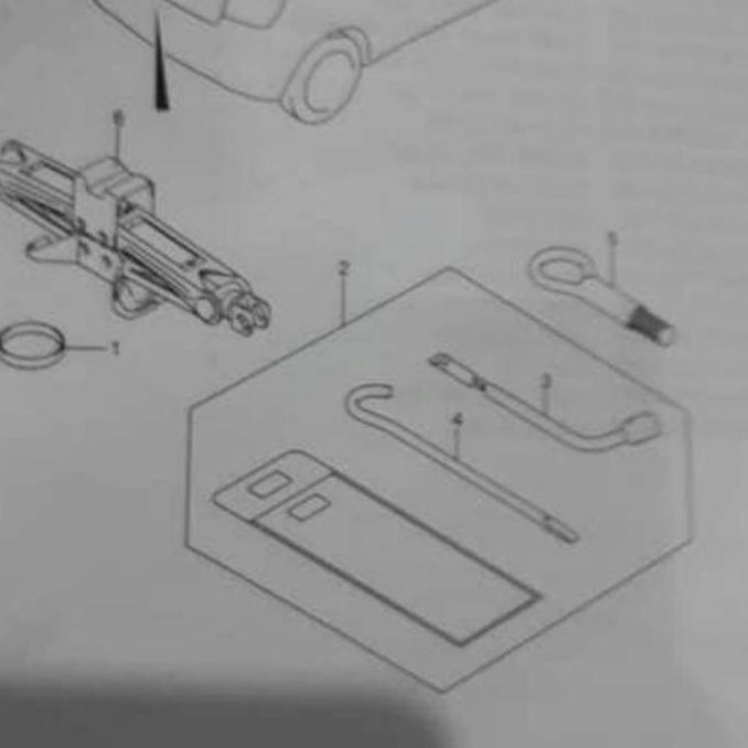 handle dongkrak jembatan / kunci dongkrak jembatan