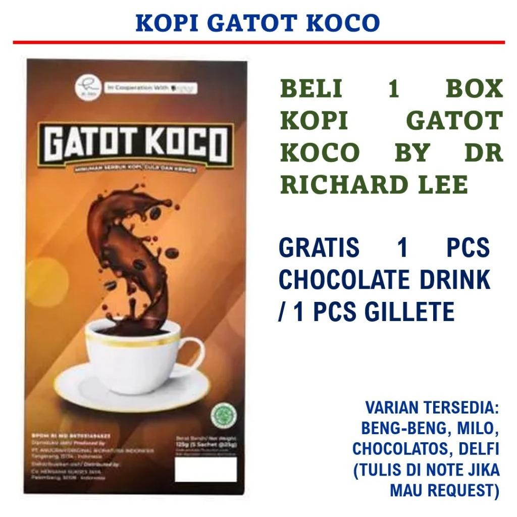 

Kopi Gatot Koco By Dr. Richard Lee - Kopi Gatot Koco (Privasi Aman) New Best Quality 100% Original