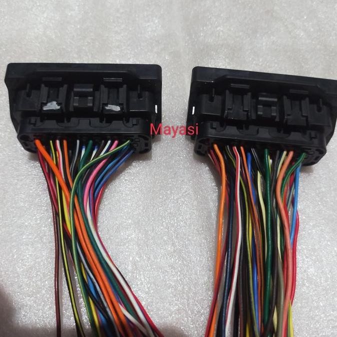 soket ecu ecm yamaha aerox 155 vva ori 48 pin potongan kabel body
