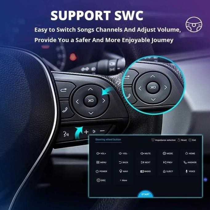 ready  Headunit Tape Android Suzuki Swift 2006-2011 10 Inch PNP dengan frame