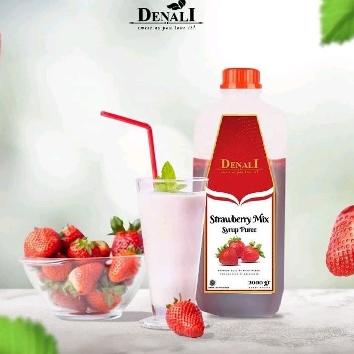 

Puree Strawberry Denali Termurah Best Quality 100% Original