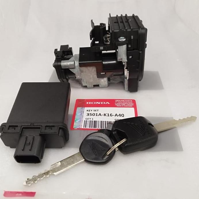 KUNCI KONTAK SCOOPY ESP + REMOTE K16 2015-2017 ORIGINAL THAILAND