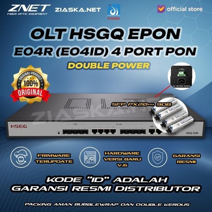 Cn Murah Epon Olt 4 Port Hsgq Dengan Sfp Px20+++