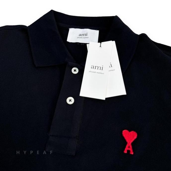 BARU AMI Alexandre Mattiussi Ami De Coeur Polo Shirt