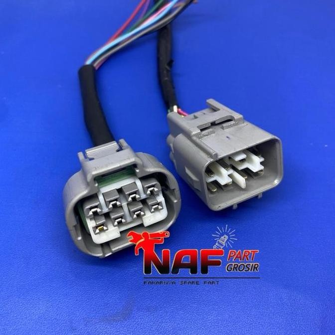 ''Terlaris" Socket Soket Headlamp Lampu Depan Led Toyota Pin 8 Fortuner Vrz Gr Innova V Q Venturer O