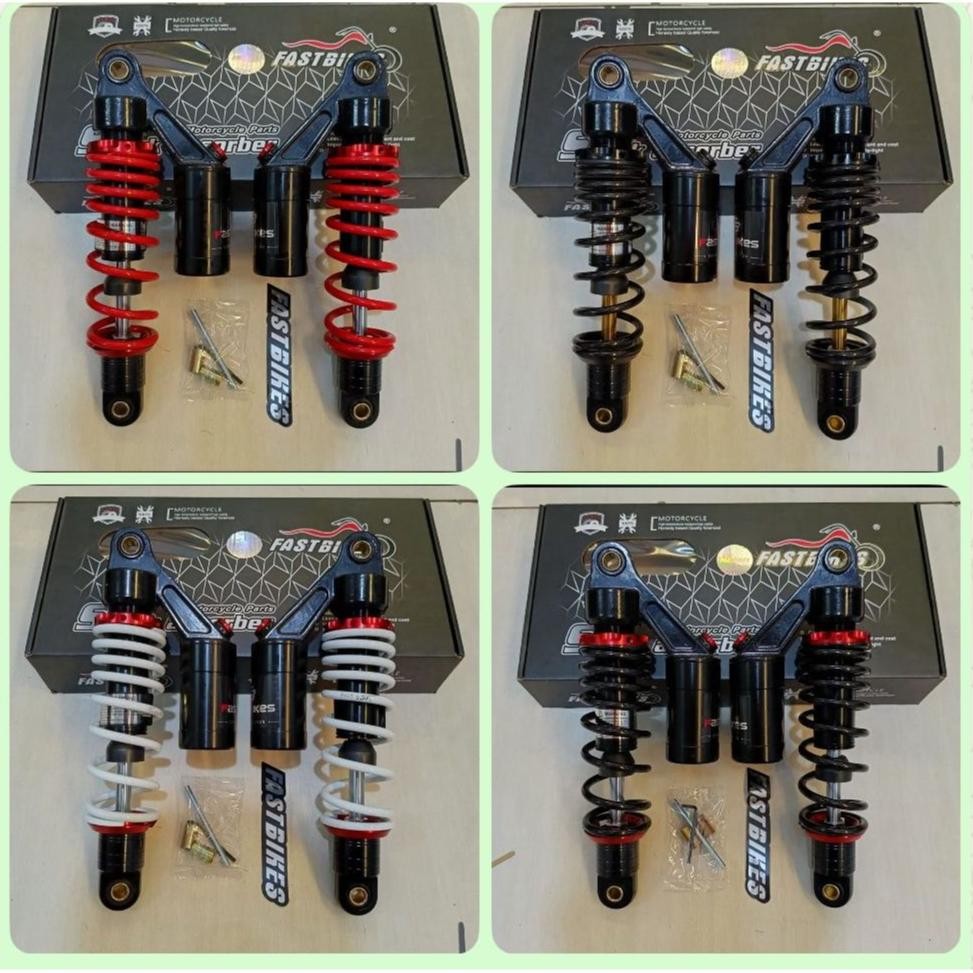 Shockbreaker Shock Bebek Tabung Atas Model GOG Black Fast Bikes 280mm 320mm 340mm 360mm Supra Vega k