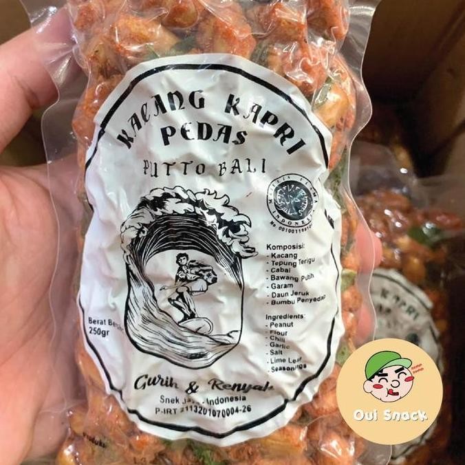 

Kacang Kapri Pedas Putto Bali 250Gr / Kacang Tanah Bumbu Bali Pedas