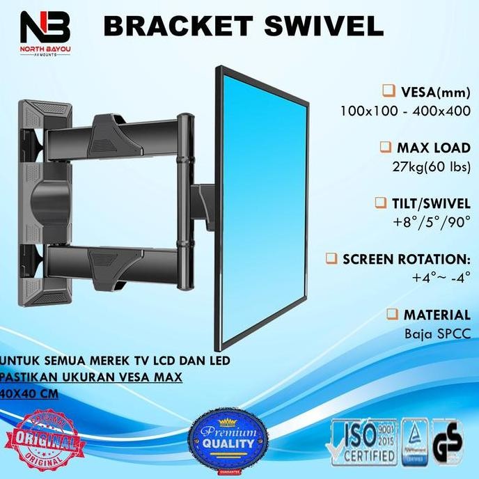 Bracket Tv 32 43 49 50 55 Inch Coocaa Polytron Xiaomi Tcl Hisense