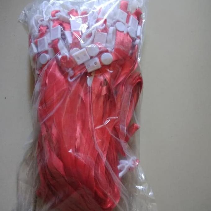 

Premium 10Pcs Tali Id Card Plastik / Tali Id Card Kalung Berkualitas