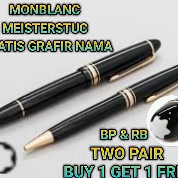 

Bollpoint Mewah Biy 1 Get 1 Free Monblanc Meisterstuc Bp Dan Rb Gold Clip Gratis Box Exlusive Dan Grafir Nama Pulpen Stationery Co