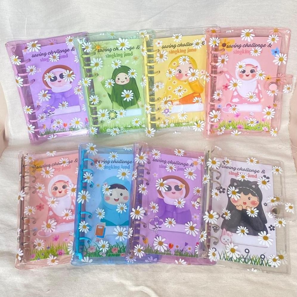 

Paket Nabung Binder A6 Daisy | Paket Binder Menabung A6