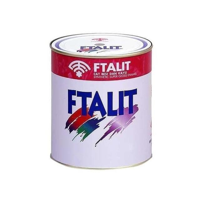 Ftalit Gloss Cat Kayu Besi Hitam Putih 1 Kg