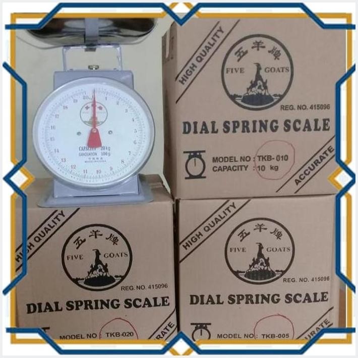 [TBM] TIMBANGAN DUDUK 5 10 15 20 KG FIVE GOAT - TIMBANGAN FIVE GOATS