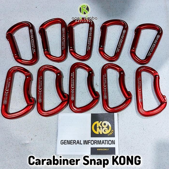 Carabiner Snap Kong Carabiner Non Screw Original Dan Terpercaya