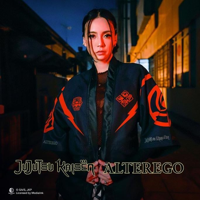 Terlaris Alter Ego X Jujutsu Kaisen Haori Kimono Black Red