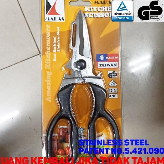 

Terlaris Gunting Daging Ikan Sayur Dapur Serbaguna Super Tajam Made In Taiwan