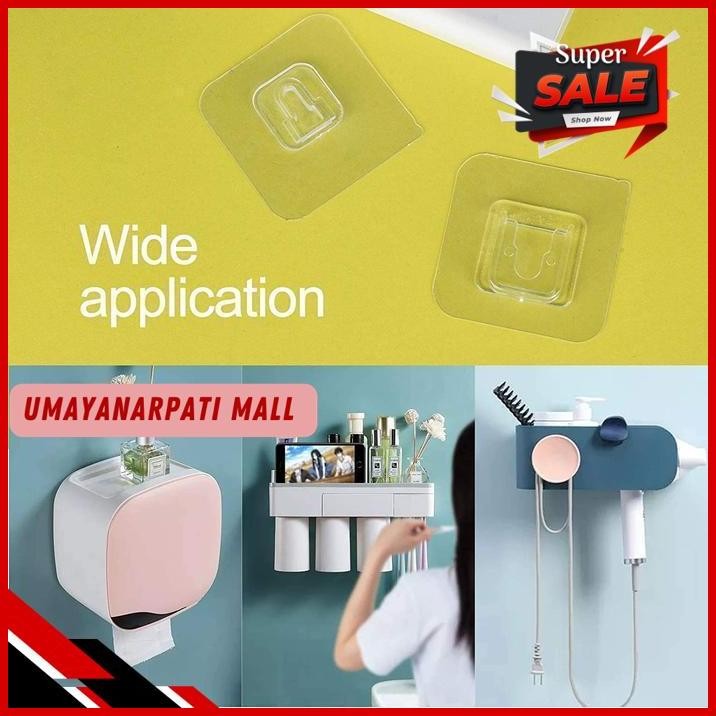 

STIKER TEMPELAN 2 SISI GANTUNGAN TEMPEL HOOK KAIT PAKU 1 SET PASANG +- KUALITAS PRODUK TERBAIK