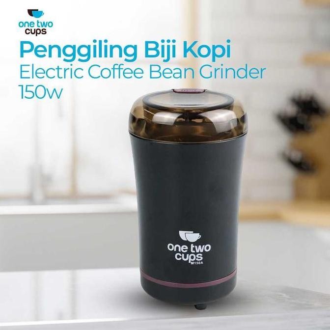 

Terlaris One Two Cups Penggiling Biji Kopi Elektrik Coffee Bean Grinder 150 W