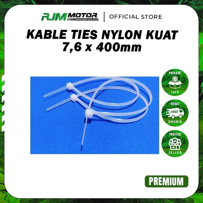 

Berkualitas Kabel Ties 7.6 X 400Mm (50Cm) Promo Termurah Cabel Tie / Kabel Tie / Cabel Ties / Pengikat Kabel Putih Dan Hitam Isi 100Pcs Berkualitas