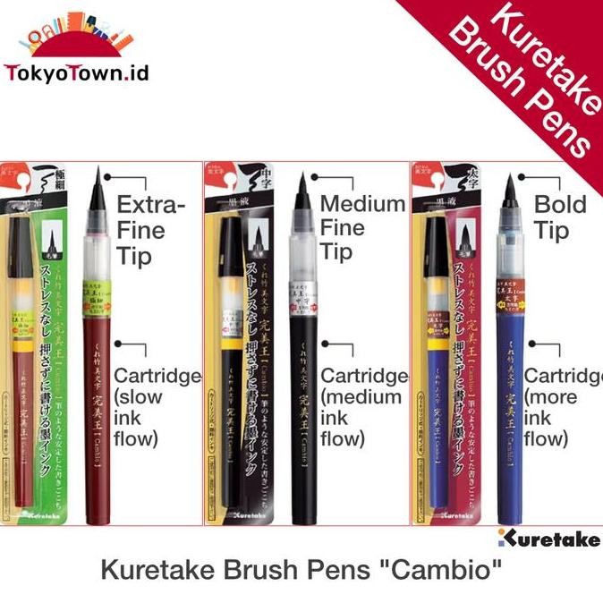

New Product - Kuretake Bimoji Cambio Calligraphy Brush Pen Kiarastoreku