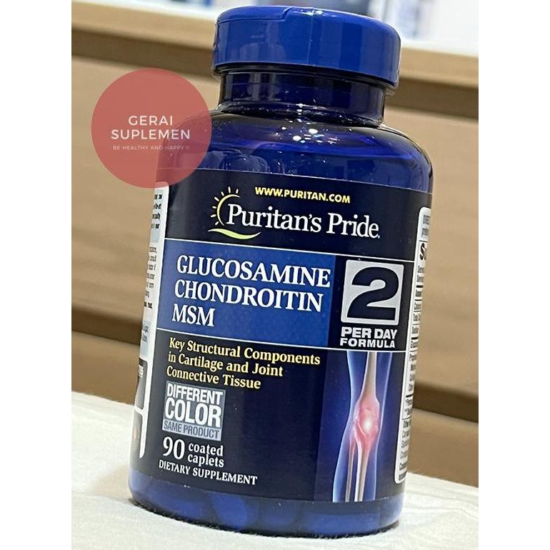 Triple Strength GLUCOSAMINE 90 Kaplet - Puritan Pride USA
