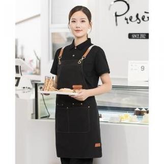 

Terlaris Apron Barista Barbershop Modern Anti Air Celemek Masak
