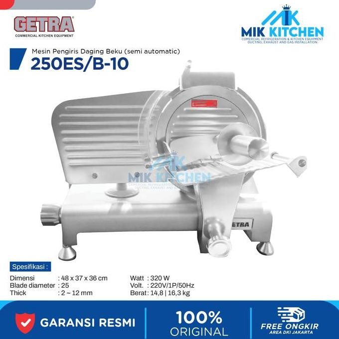 

Terlaris Getra Semi Automatic Meat Slicer 250Es/B-10 / 250Es B 10 / 250Esb10