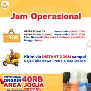 

Hot Bubble Wrap Jogja/ Plastik Gelembung Bening/Putih Roll 50M X 125Cm Kemasan Biru Gi-57