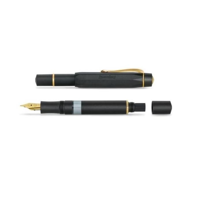 Kaweco Piston Sport Al Black Gold Co