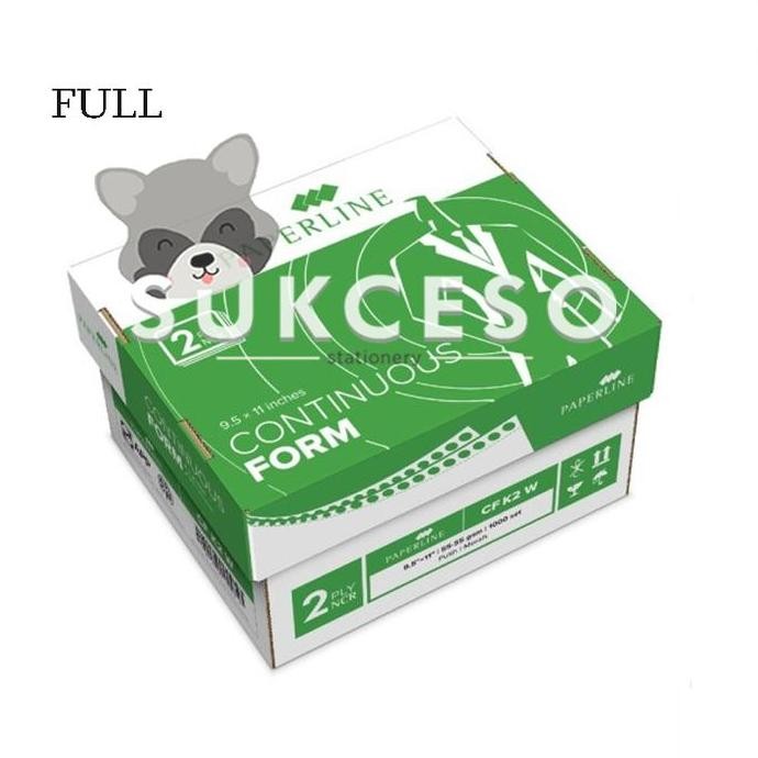 

TERBARU Paperline PPL Continous Form 2 Ply Warna / Kertas CF K2 W HOT SALE!