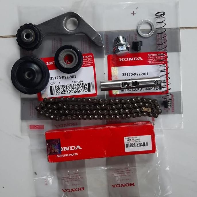 Paket Rantai Keteng Set Supra X 125 Helm In Blade 125 Fi Ori Kyz