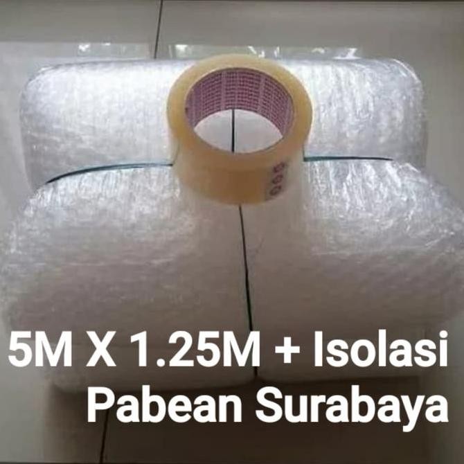 

READY 5M X 1.25M Bubble Wrap + Isolasi
