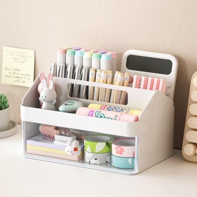 

[SOSHOP] RAK MEJA LACI TRANSPARAN PENYIMPANAN ALAT TULIS SERBAGUNA DESK DRAWER STORAGE ORGANIZER PLASTIK DD007
