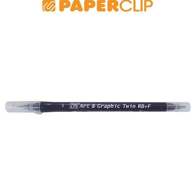 

New Product - Pen Brush Zig Kuretake Art & Graphic Twin Rb+F Tut-95 008 Gray Kiarastoreku