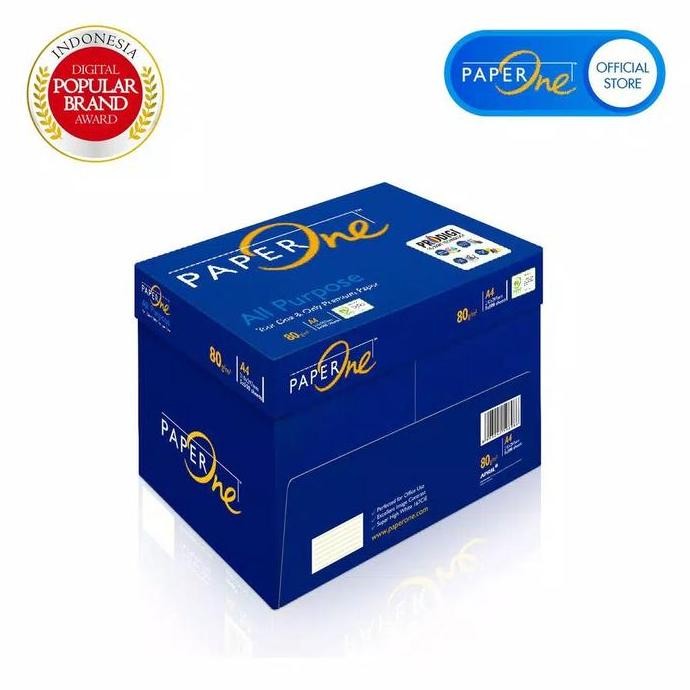 

New Product - Kertas Hvs Fotocopy A4 80Gr Paperone 500 Lembar / Kertas Putih Kiarastoreku