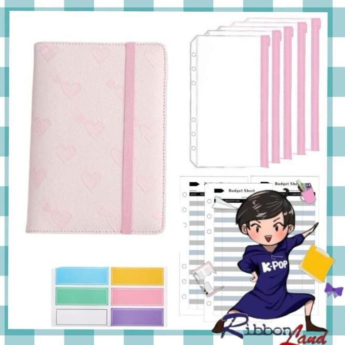 

Set Nabung A6 Binder Kulit Cosmos Dan Hati Paket Co