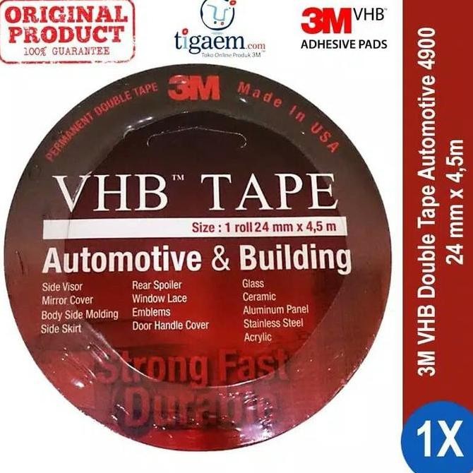 

New Product - 3M Vhb 24Mm X 4.5M Double Tape Foam Merah Otomotif & Building Ori 3M Kiarastoreku