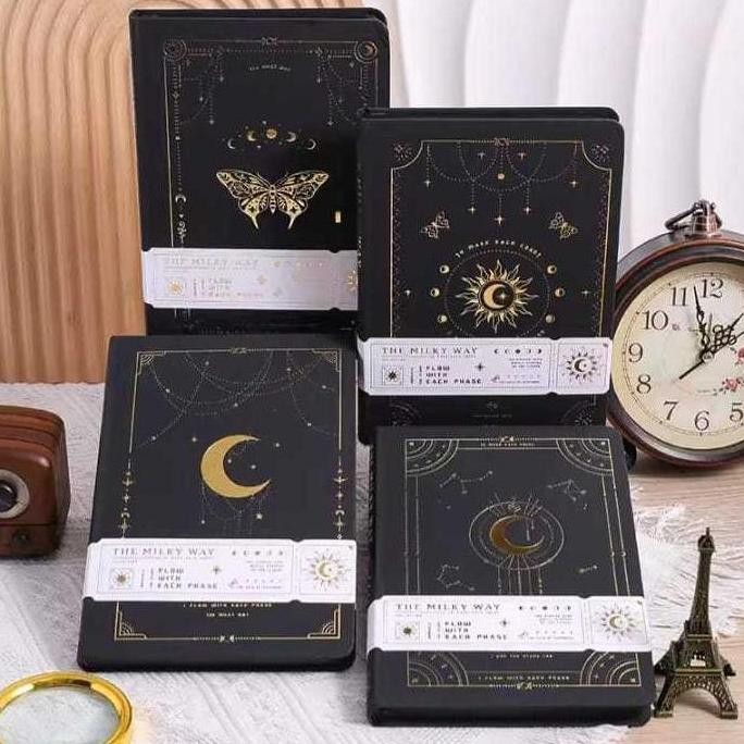 

New Product - Notebook Black Paper / Buku Catatan Warna Hitam - New Kiarastoreku